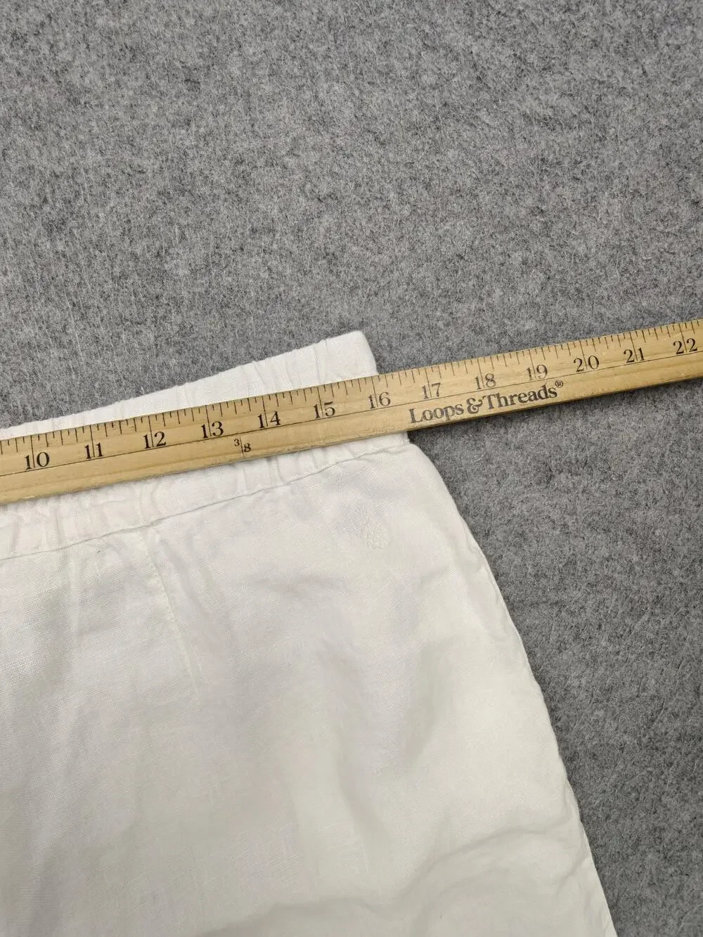 Tommy Bahama Pants Mens Medium White Linen Chino Relaxed Drawstring Two Palms